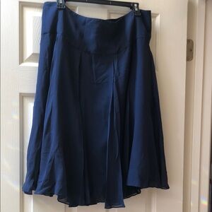 Elegant Navy Blue Women's Skirt
